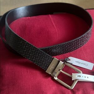 Calvin Klein Black Textured Men's Bag